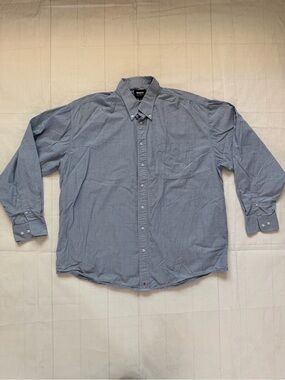 Resistol Rodeogear Button-Down Shirt in Light Blue Size XL